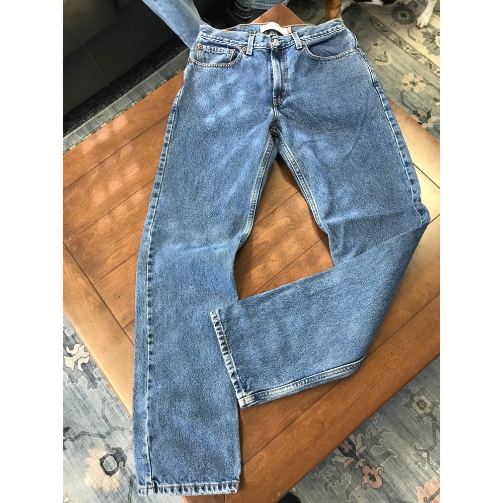 Levi Strauss & Co 505 Mens Jeans Regular Fit Blue Denim Size 31x34‎